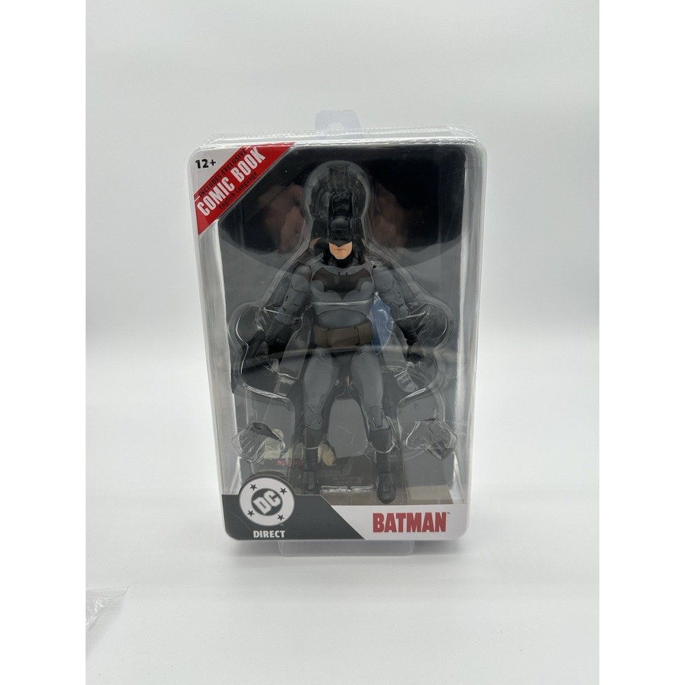 McFarlane DC Page Punchers Batman Justice #1 7" Figure And Comic Book New Sealed